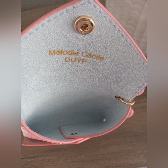 DUYP Dress Up Your Purse Sakura Pink/Blue Mini Bag Charm/Card Holder/Wallet - Picture 7 of 13